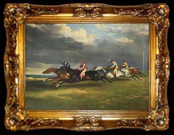 framed  Theodore   Gericault The Epsom Derby, ta009-2